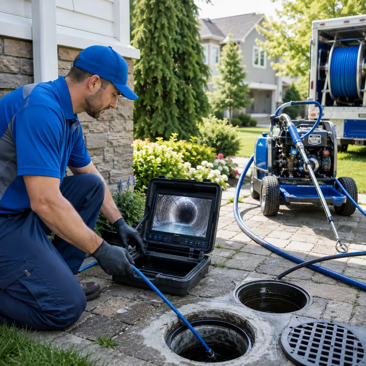 Outdoor drain cleaning professionals serving Blythe, CA